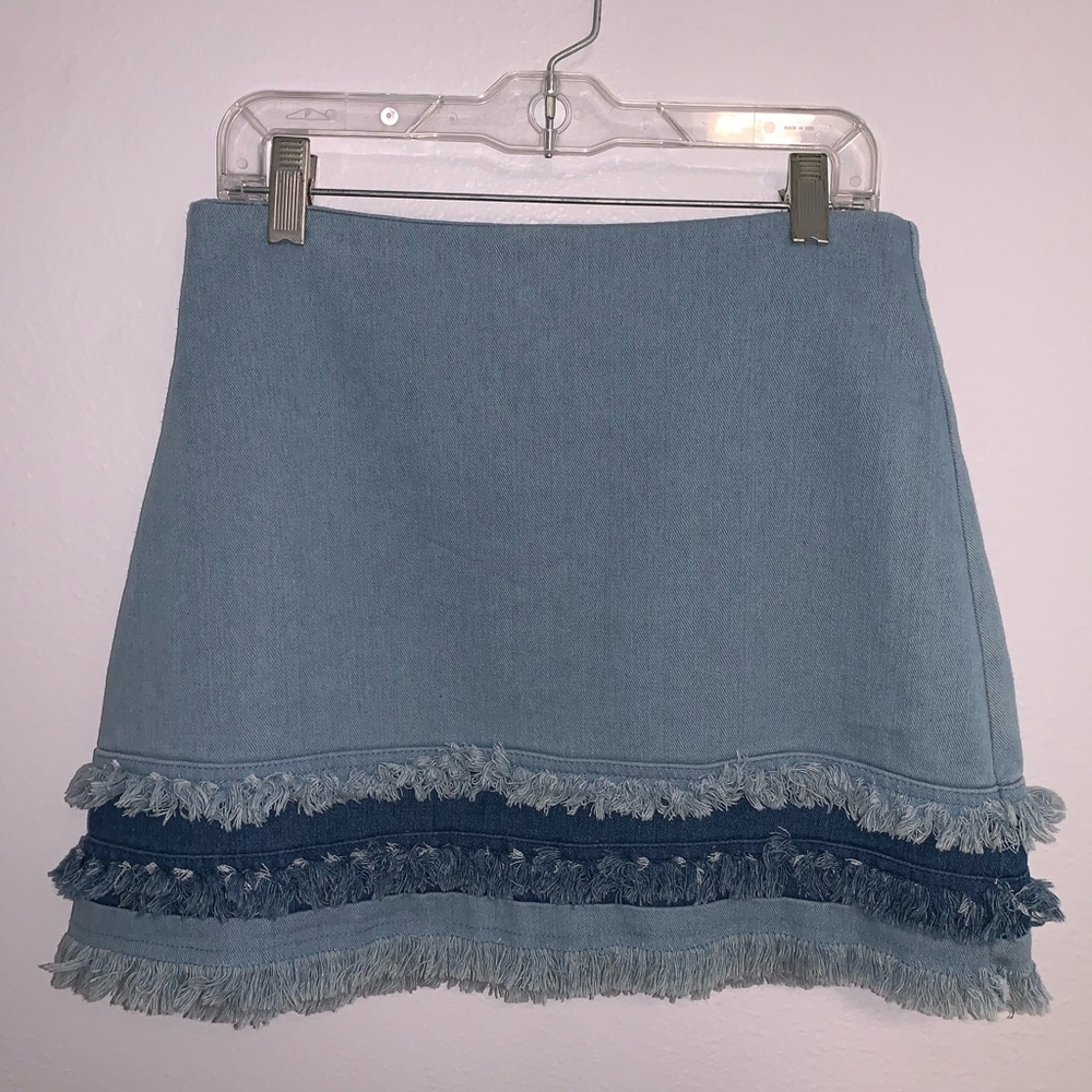 Layered Fringe Skirt